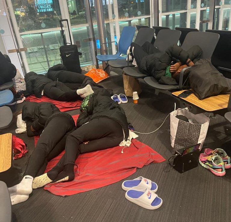 Photo News: Falconets Stranded In Turkey After World Cup Exit