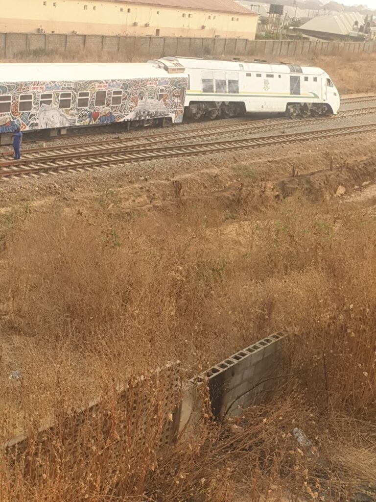 PHOTO NEWS: Abuja. Kaduna train derails in Kubwa