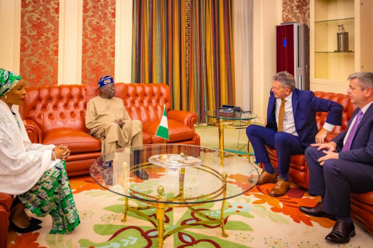 PHOTO NEWS: Tinubu meets EXXON Mobil Executives at Villa