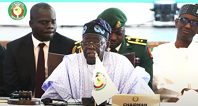 FULL TEXT: Tinubu’s opening remarks at the meeting of ECOWAS leaders on Niger crisis